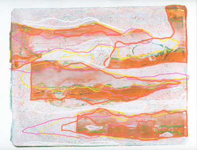 orange_boots_400x305_today ink and watercolor on paper, 11 x 14"